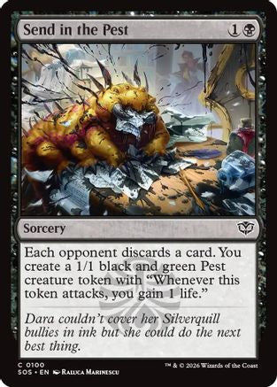 Send in the Pest (SOS-100) - Secrets of Strixhaven - Secrets of Strixhaven - Card Brawlers | Quebec | Canada |