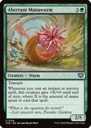 Aberrant Manawurm (SOS-138) - Secrets of Strixhaven - Secrets of Strixhaven - Card Brawlers | Quebec | Canada |
