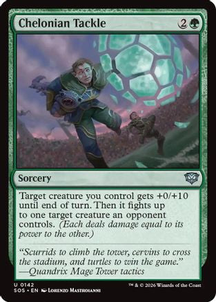 Chelonian Tackle (SOS-142) - Secrets of Strixhaven Foil - Secrets of Strixhaven - Card Brawlers | Quebec | Canada |