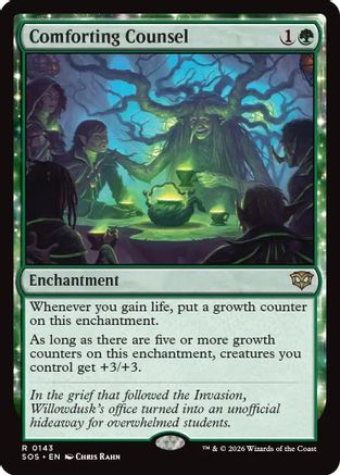Comforting Counsel (SOS-143) - Secrets of Strixhaven Foil - Secrets of Strixhaven - Card Brawlers | Quebec | Canada |