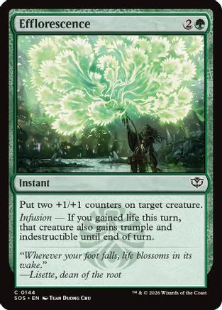 Efflorescence (SOS-144) - Secrets of Strixhaven - Secrets of Strixhaven - Card Brawlers | Quebec | Canada |