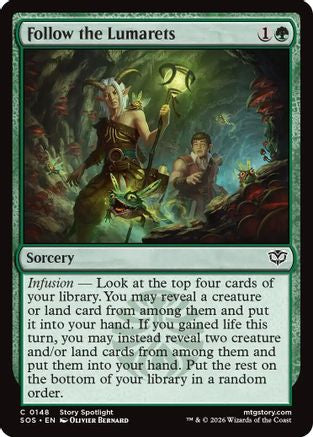 Follow the Lumarets (SOS-148) - Secrets of Strixhaven Foil - Secrets of Strixhaven - Card Brawlers | Quebec | Canada |