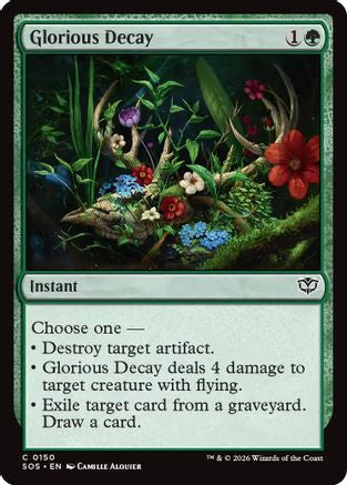 Glorious Decay (SOS-150) - Secrets of Strixhaven - Secrets of Strixhaven - Card Brawlers | Quebec | Canada |