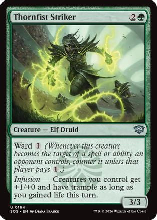 Thornfist Striker (SOS-164) - Secrets of Strixhaven Foil - Secrets of Strixhaven - Card Brawlers | Quebec | Canada |