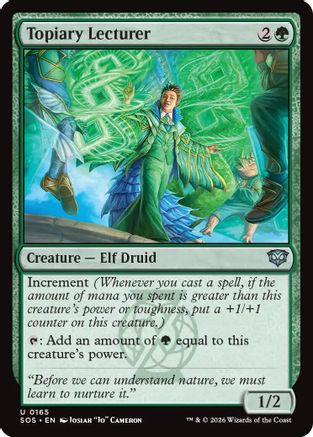 Topiary Lecturer (SOS-165) - Secrets of Strixhaven - Secrets of Strixhaven - Card Brawlers | Quebec | Canada |