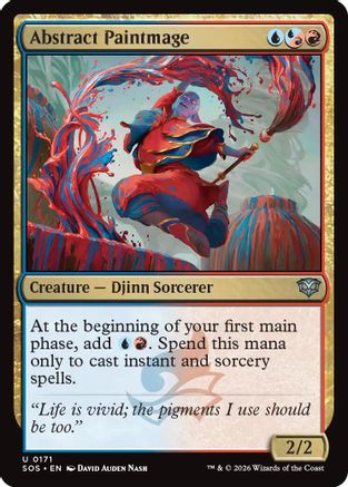 Abstract Paintmage (SOS-171) - Secrets of Strixhaven - Secrets of Strixhaven - Card Brawlers | Quebec | Canada |