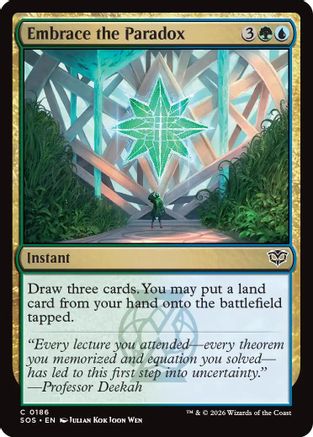 Embrace the Paradox (SOS-186) - Secrets of Strixhaven Foil - Secrets of Strixhaven - Card Brawlers | Quebec | Canada |
