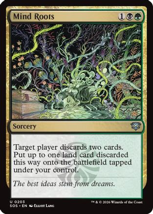 Mind Roots (SOS-203) - Secrets of Strixhaven Foil - Secrets of Strixhaven - Card Brawlers | Quebec | Canada |