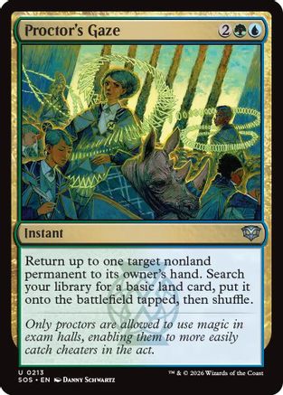 Proctor's Gaze (SOS-213) - Secrets of Strixhaven - Secrets of Strixhaven - Card Brawlers | Quebec | Canada |