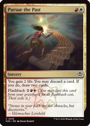 Pursue the Past (SOS-216) - Secrets of Strixhaven Foil - Secrets of Strixhaven - Card Brawlers | Quebec | Canada |
