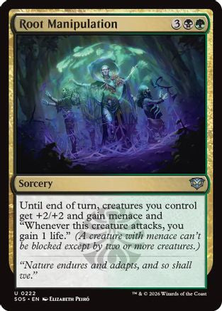 Root Manipulation (SOS-222) - Secrets of Strixhaven Foil - Secrets of Strixhaven - Card Brawlers | Quebec | Canada |