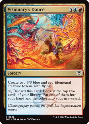 Visionary's Dance (SOS-242) - Secrets of Strixhaven - Secrets of Strixhaven - Card Brawlers | Quebec | Canada |