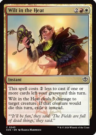 Wilt in the Heat (SOS-243) - Secrets of Strixhaven - Secrets of Strixhaven - Card Brawlers | Quebec | Canada |