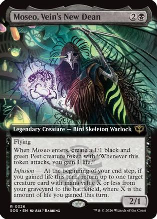 Moseo, Vein's New Dean (Extended Art) (SOS-326) - Secrets of Strixhaven Foil - Secrets of Strixhaven - Card Brawlers | Quebec | Canada |