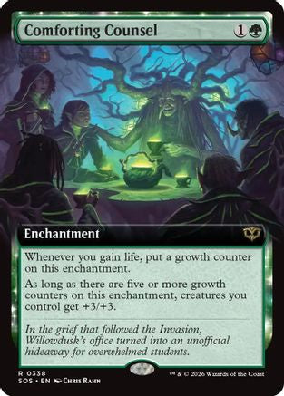Comforting Counsel (Extended Art) (SOS-338) - Secrets of Strixhaven - Secrets of Strixhaven - Card Brawlers | Quebec | Canada |