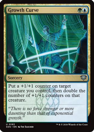 Growth Curve (SOS-193) - Secrets of Strixhaven - Secrets of Strixhaven - Card Brawlers | Quebec | Canada |