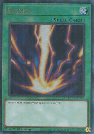 Raigeki [RA05-EN110] Ultimate Rare - Rarity Collection 5 - Card Brawlers | Quebec | Canada |