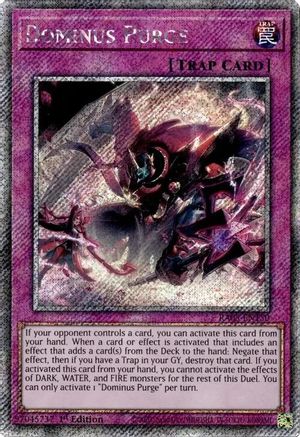 Dominus Purge [RA05-EN150] Platinum Secret Rare - Rarity Collection 5 - Card Brawlers | Quebec | Canada |