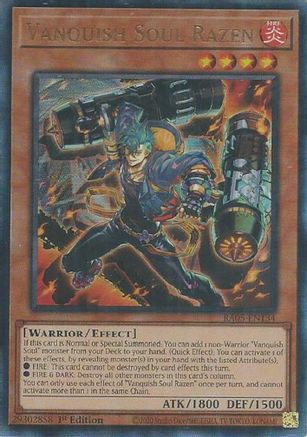 Vanquish Soul Razen [RA05-EN134] Ultimate Rare - Rarity Collection 5 - Card Brawlers | Quebec | Canada |