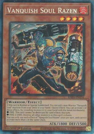 Vanquish Soul Razen [RA05-EN134] Collector's Rare - Rarity Collection 5 - Card Brawlers | Quebec | Canada |
