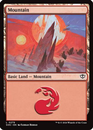 Mountain (0279) (SOS-279) - Secrets of Strixhaven - Secrets of Strixhaven - Card Brawlers | Quebec | Canada |