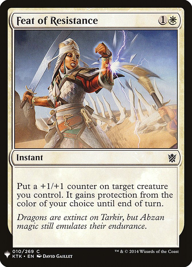 Feat of Resistance [Mystery Booster] - Magic: The Gathering - Card Brawlers | Quebec | Canada |
