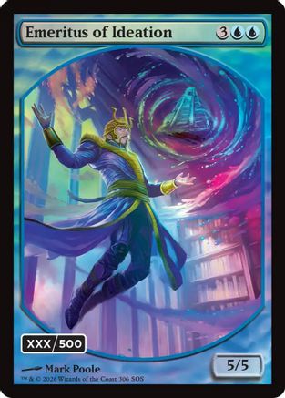Emeritus of Ideation (Retro Frame) (Serial Numbered) (Double Rainbow Foil) (SOS-306) - Secrets of Strixhaven Foil - Secrets of Strixhaven - Card Brawlers | Quebec | Canada |