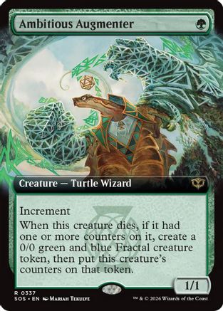 Ambitious Augmenter (Extended Art) (SOS-337) - Secrets of Strixhaven - Secrets of Strixhaven - Card Brawlers | Quebec | Canada |