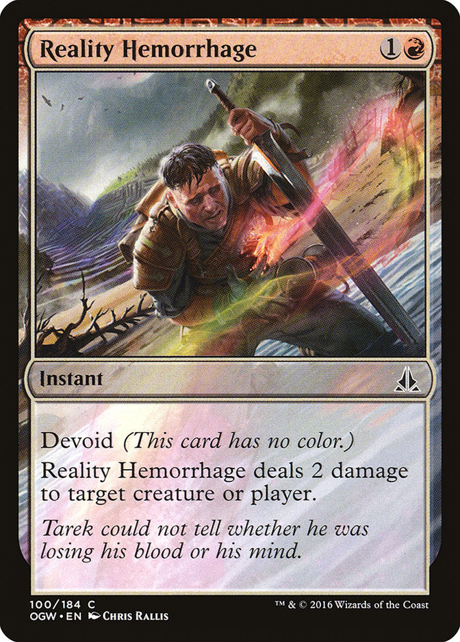 Reality Hemorrhage [Oath of the Gatewatch] - Magic: The Gathering - Card Brawlers | Quebec | Canada |