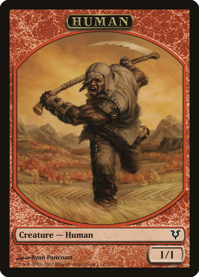 Human Token (7/8) [Avacyn Restored Tokens] - Magic: The Gathering - Card Brawlers | Quebec | Canada |