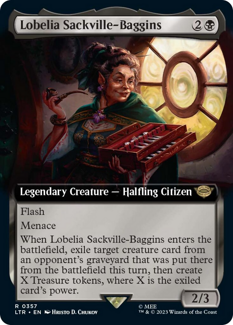 Lobelia Sackville-Baggins (Extended Art) [The Lord of the Rings: Tales of Middle-Earth] - Magic: The Gathering - Card Brawlers | Quebec | Canada |