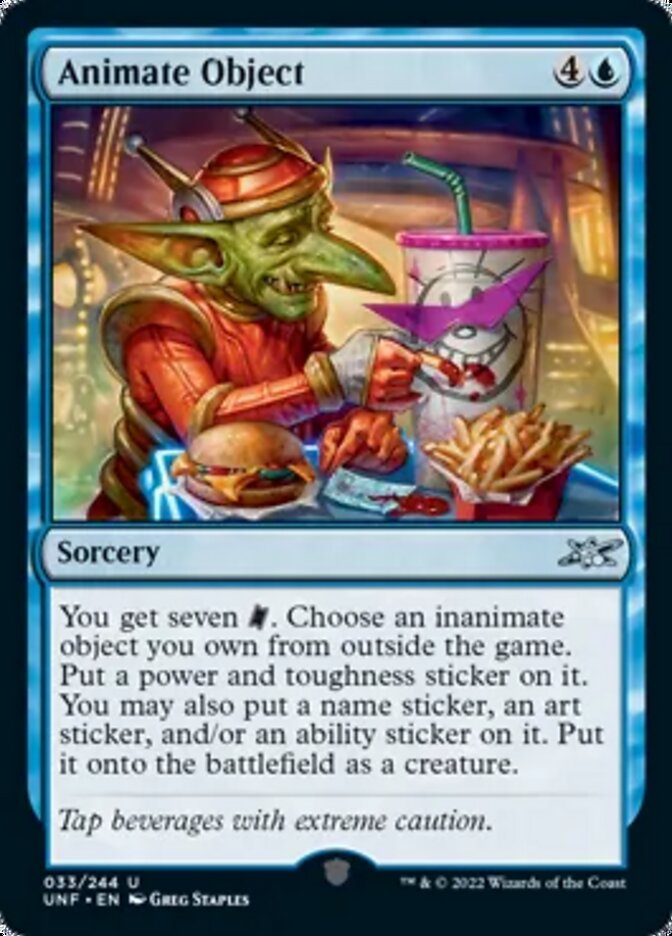 Animate Object [Unfinity] - Magic: The Gathering - Card Brawlers | Quebec | Canada |