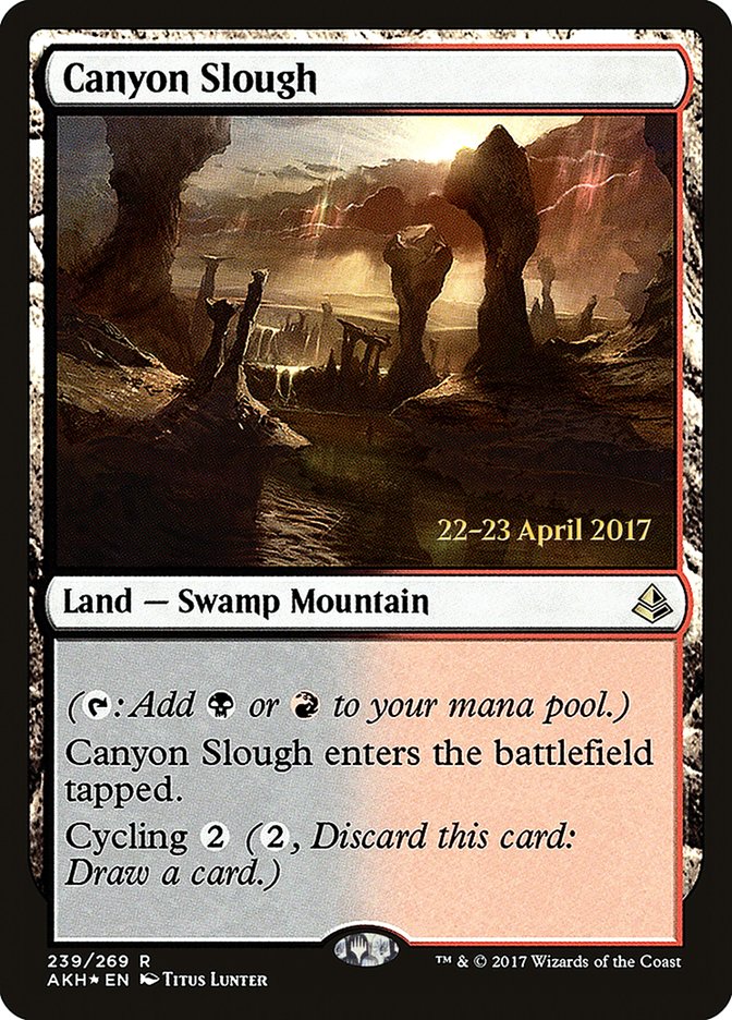 Canyon Slough [Amonkhet Prerelease Promos] - Magic: The Gathering - Card Brawlers | Quebec | Canada |