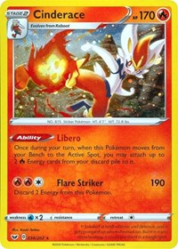 Cinderace (034/202) (Cosmos Holo) [Sword & Shield: Base Set] - Pokémon - Card Brawlers | Quebec | Canada |