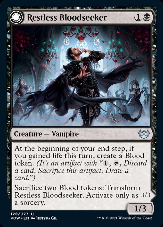 Restless Bloodseeker // Bloodsoaked Reveler [Innistrad: Crimson Vow] - Magic: The Gathering - Card Brawlers | Quebec | Canada |