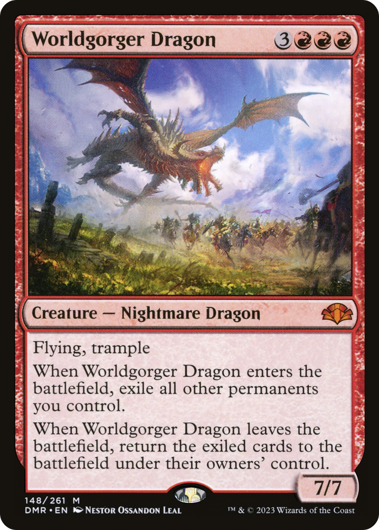Worldgorger Dragon [Dominaria Remastered] - Magic: The Gathering - Card Brawlers | Quebec | Canada |