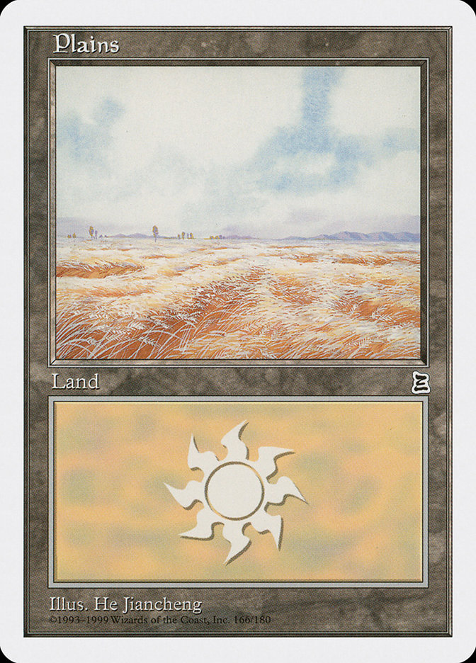 Plains (166) [Portal Three Kingdoms] - Magic: The Gathering - Card Brawlers | Quebec | Canada |