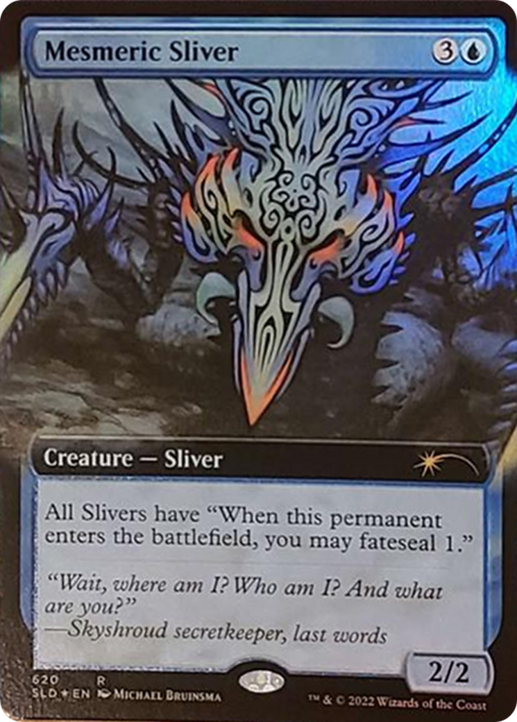 Mesmeric Sliver (Extended Art) [Secret Lair Drop Series] - Magic: The Gathering - Card Brawlers | Quebec | Canada |