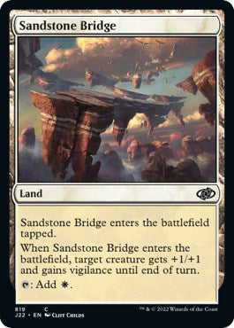 Sandstone Bridge [Jumpstart 2022] - Magic: The Gathering - Card Brawlers | Quebec | Canada |
