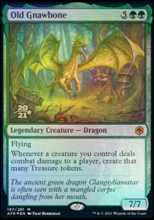 Old Gnawbone [Dungeons & Dragons: Adventures in the Forgotten Realms Prerelease Promos] - Magic: The Gathering - Card Brawlers | Quebec | Canada |