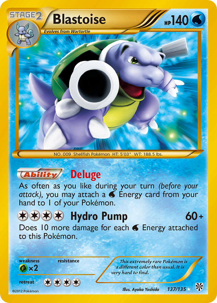 Blastoise (137/135) [Black & White: Plasma Storm] - Pokémon - Card Brawlers | Quebec | Canada |