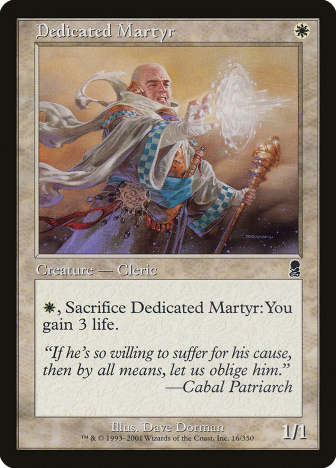 Dedicated Martyr [Odyssey] - Magic: The Gathering - Card Brawlers | Quebec | Canada |