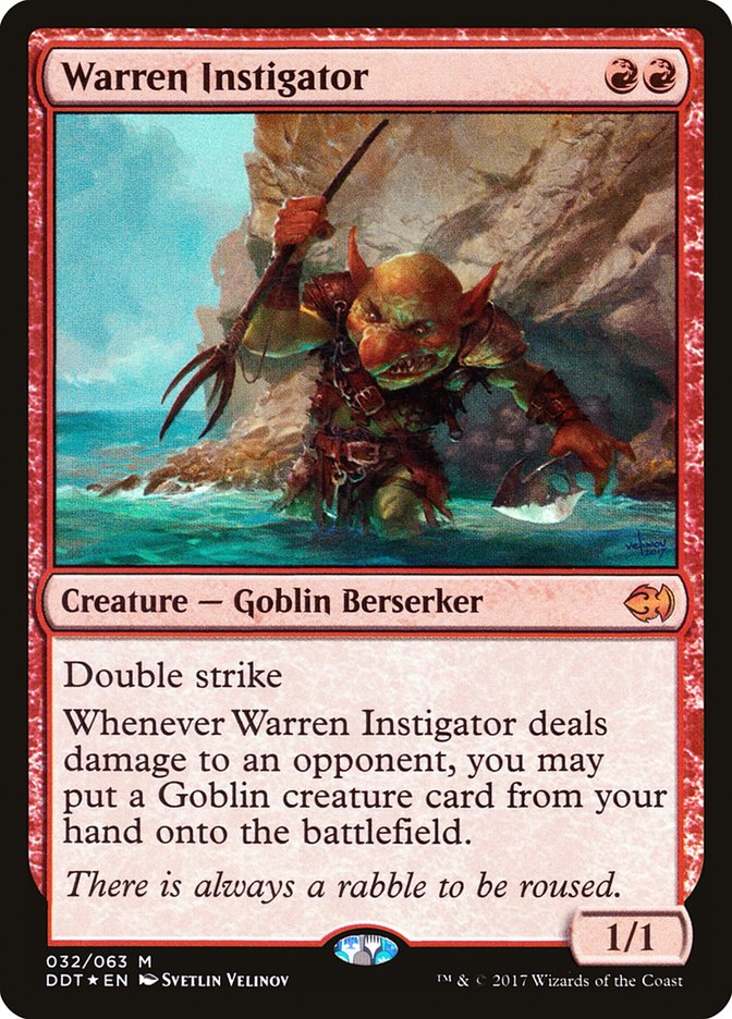 Warren Instigator [Duel Decks: Merfolk vs. Goblins] - Magic: The Gathering - Card Brawlers | Quebec | Canada |
