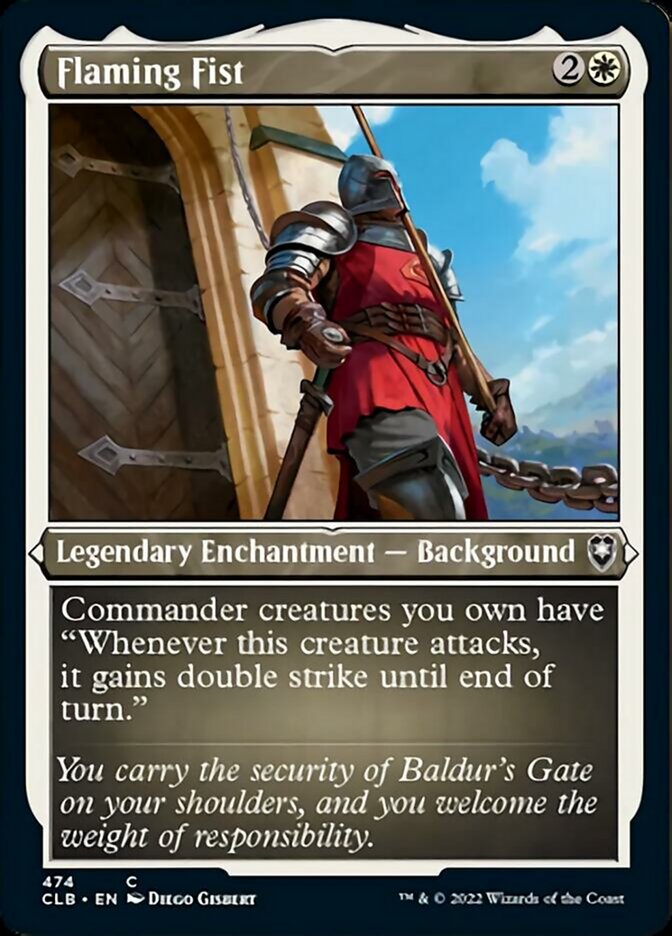 Flaming Fist (Foil Etched) [Commander Legends: Battle for Baldur's Gate] - Magic: The Gathering - Card Brawlers | Quebec | Canada |