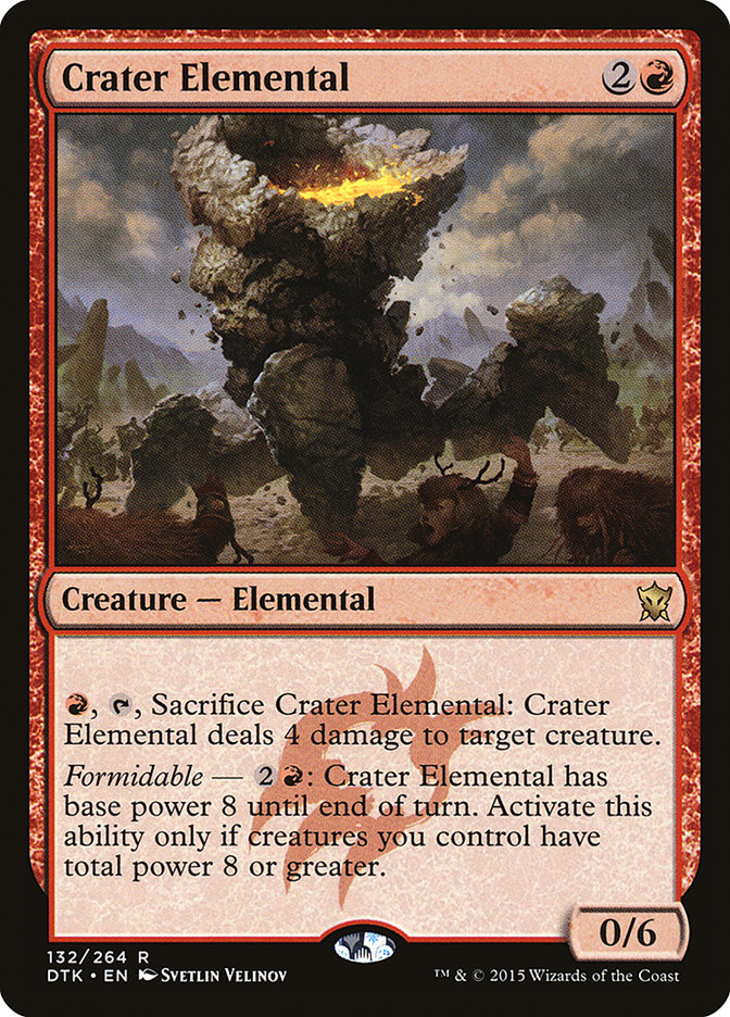 Crater Elemental [Dragons of Tarkir] - Magic: The Gathering - Card Brawlers | Quebec | Canada |