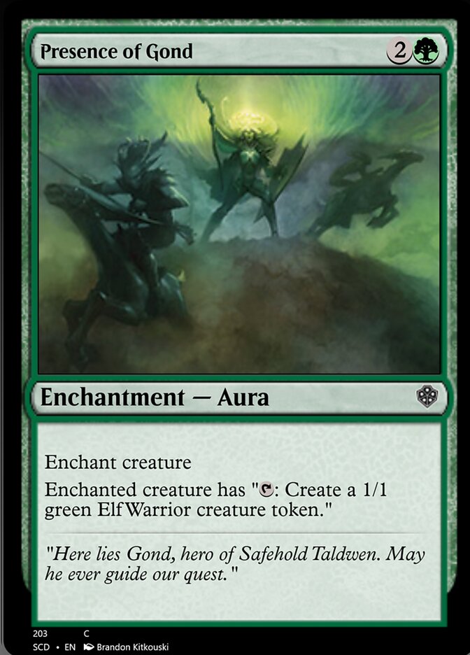 Presence of Gond [Starter Commander Decks] - Magic: The Gathering - Card Brawlers | Quebec | Canada |