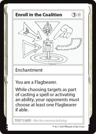 Enroll in the Coalition (2021 Edition) [Mystery Booster Playtest Cards] - Magic: The Gathering - Card Brawlers | Quebec | Canada |