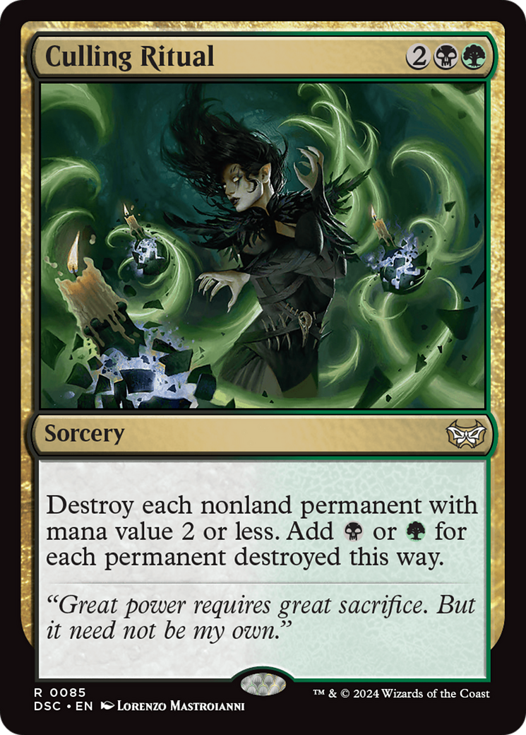 Culling Ritual [Duskmourn: House of Horror Commander] - Magic: The Gathering - Card Brawlers | Quebec | Canada |