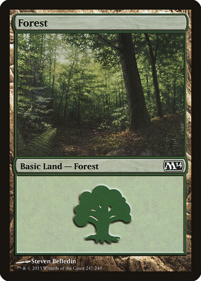 Forest (247) [Magic 2014] - Magic: The Gathering - Card Brawlers | Quebec | Canada |