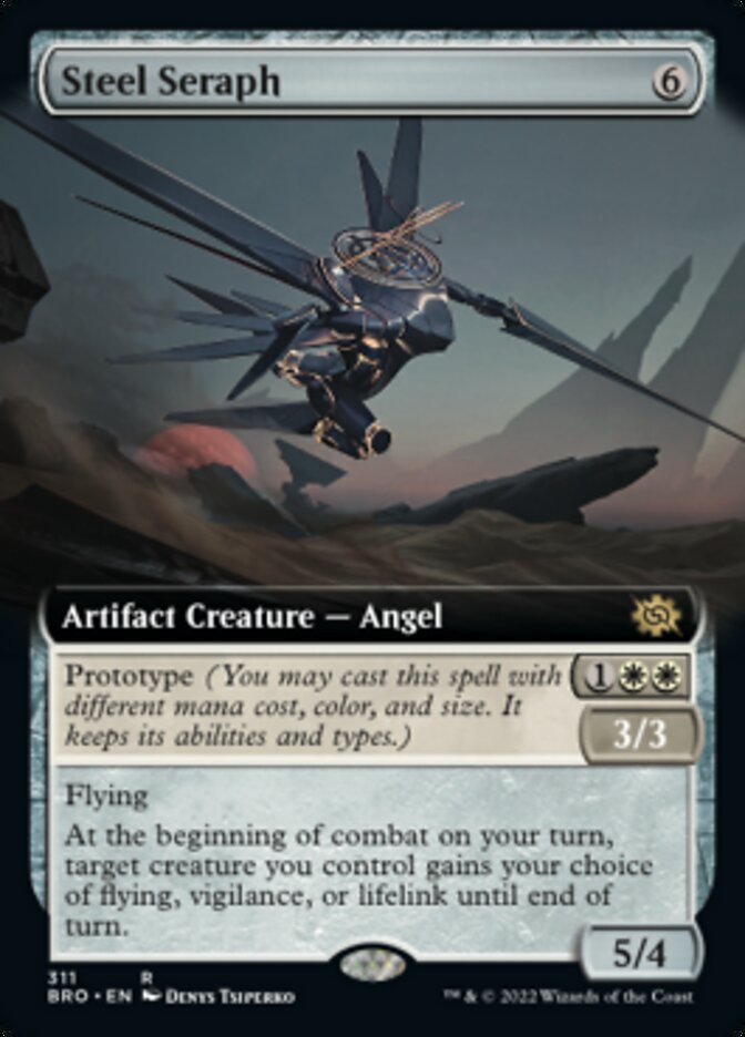Steel Seraph (Extended Art) [The Brothers' War] - Magic: The Gathering - Card Brawlers | Quebec | Canada |